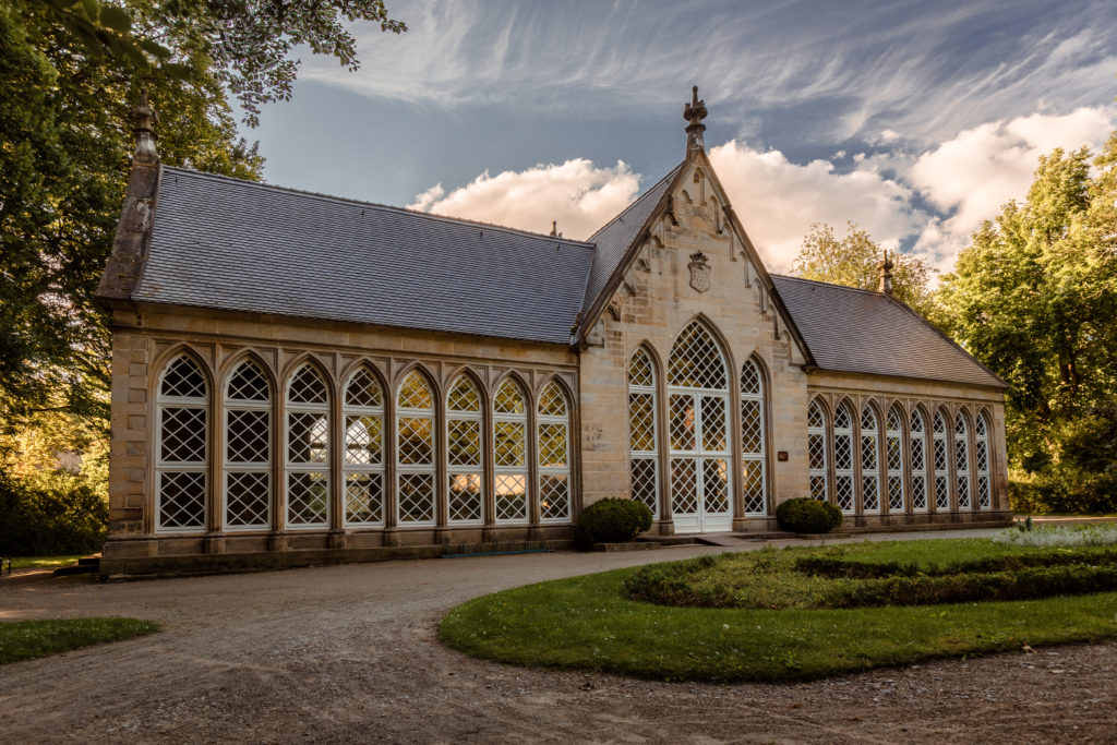 Im Schlosspark Harbke steht die Orangerie als beliebtes Ausflugsziel und Ausrichtungsort für Feiern und Veranstaltungen.